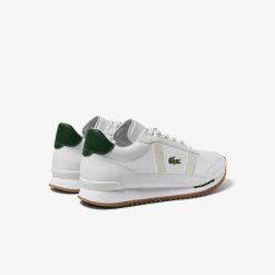 Sneakers | LACOSTE Sneakers Partner Retro Homme Lacoste En Textile, Detail Au Talon