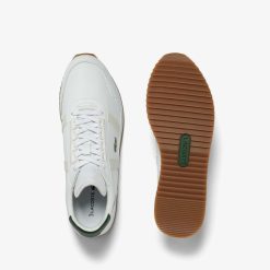 Sneakers | LACOSTE Sneakers Partner Retro Homme Lacoste En Textile, Detail Au Talon