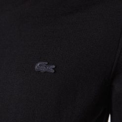 Pullovers | LACOSTE Pull A Col Roule En Laine Merinos Unie