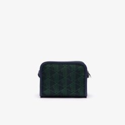 Sacs A Bandouliere | LACOSTE Sac Bandouliere Heritage Jacquard Monogramme