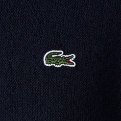 Pullovers | LACOSTE Pull Lacoste Femme Col Montant En Laine