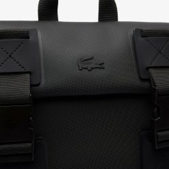 Sacs A Dos | LACOSTE Sac A Dos Naos A Roll-Top Avec Poche Ordinateur