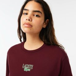 T-Shirts | LACOSTE T-Shirt En Jersey De Coton Imprime Lacoste