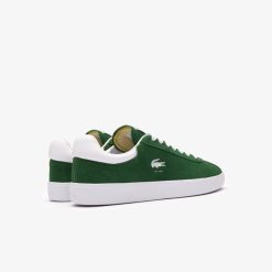 Sneakers | LACOSTE Sneakers Baseshot Femme En Cuir Velours