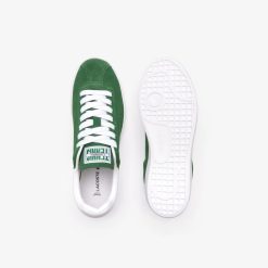 Sneakers | LACOSTE Sneakers Baseshot Femme En Cuir Velours