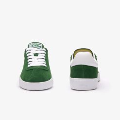 Sneakers | LACOSTE Sneakers Baseshot Femme En Cuir Velours