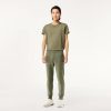 Pantalons & Shorts | LACOSTE Pantalon De Survetement Jogger Slim Fit Homme En Molleton De Coton Biologique