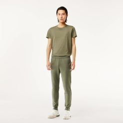 Pantalons & Shorts | LACOSTE Pantalon De Survetement Jogger Slim Fit Homme En Molleton De Coton Biologique