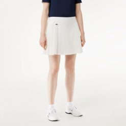 Vetements De Sport | LACOSTE Jupe Femme Golf Lacoste Sport Avec Shorty Integre Ultra-Dry