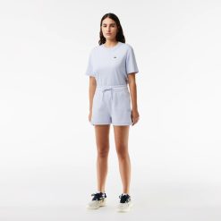 Pantalons & Shorts | LACOSTE Short Uni Femme Lacoste