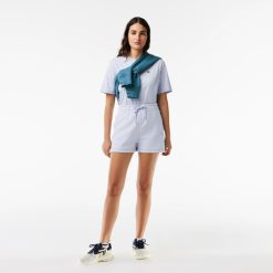 Pantalons & Shorts | LACOSTE Short Uni Femme Lacoste