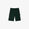 Vetements Garcon | LACOSTE Short Cargo En Molleton Gratte De Coton