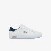 Sneakers | LACOSTE Sneakers Powercourt Homme En Cuir Tricolore