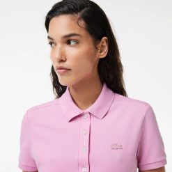 Robes & Jupes | LACOSTE Robe Polo En Pique De Coton Stretch