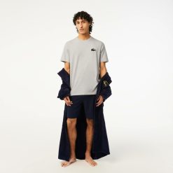 Sous-Vetements & Vetements D'Interieur | LACOSTE T-Shirt De Pyjama Homme En Coton Doux