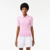 Pullovers | LACOSTE Polo Col Zippe Femme Lacoste En Maille