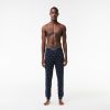 Sous-Vetements & Vetements D'Interieur | LACOSTE Pantalon De Pyjama En Coton Stretch A Motif Crocodiles