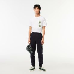 T-Shirts | LACOSTE T-Shirt Regular Fit Avec Crocodiles Iconiques