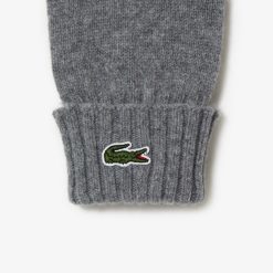 Echarpes & Etoles | LACOSTE Gants Unies Lacoste En Jersey De Laine