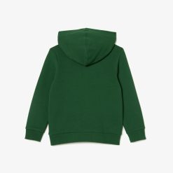 Vetements Garcon | LACOSTE Sweatshirt A Capuche En Coton