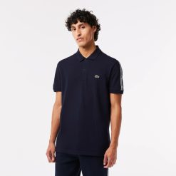 Polos | LACOSTE Polo Regular Fit Coton Stretch Bande Siglee