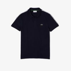 Polos | LACOSTE Polo Regular Fit Coton Stretch Bande Siglee