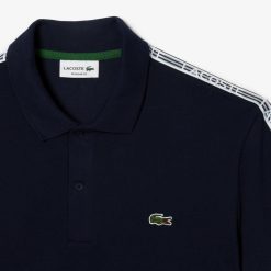 Polos | LACOSTE Polo Regular Fit Coton Stretch Bande Siglee