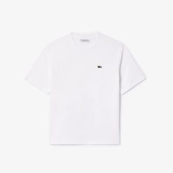 T-Shirts | LACOSTE T-Shirt Relaxed Fit En Jersey De Coton Pima Leger