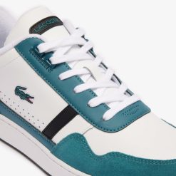 Sneakers | LACOSTE Sneakers T-Clip Homme Avec Imprime Graphique