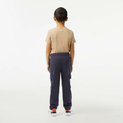 Vetements Garcon | LACOSTE Pantalon De Survetement Garcon Lacoste En Coton Biologique