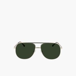 Lunettes De Soleil | LACOSTE Lunettes De Soleil Navigateur Signature 101 En Metal