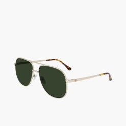 Lunettes De Soleil | LACOSTE Lunettes De Soleil Navigateur Signature 101 En Metal