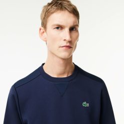 Vetements De Sport | LACOSTE Sweatshirt Lacoste Sport Uni Avec Empiecements Mesh