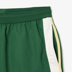 Maillots De Bain | LACOSTE Short De Bain Mi-Long Color-Block Avec Bandes