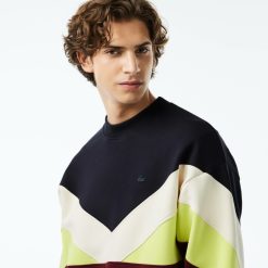 Sweatshirts | LACOSTE Sweatshirt Color-Block Loose Fit Double-Face