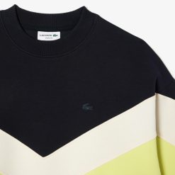 Sweatshirts | LACOSTE Sweatshirt Color-Block Loose Fit Double-Face