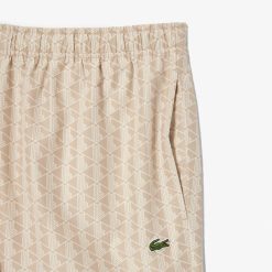 Pantalons & Shorts | LACOSTE Pantalon De Survetement Sportsuit Taffetas Imprime Monogramme