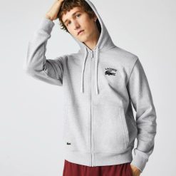 Sweatshirts | LACOSTE Sweatshirt Zippe A Capuche Homme Classic Fit Lacoste