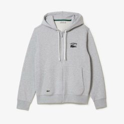 Sweatshirts | LACOSTE Sweatshirt Zippe A Capuche Homme Classic Fit Lacoste