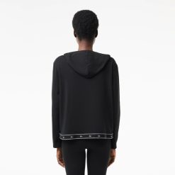 Sous-Vetements Et Vetements D'Interieur | LACOSTE Sweatshirt D'Interieur Zippe En Coton Stretch