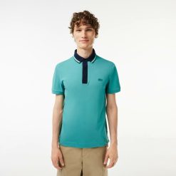 Polos | LACOSTE Polo Smart Paris Regular Fit Col Contrastant