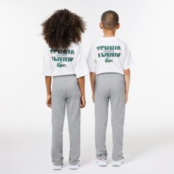 Vetements Fille | LACOSTE Pantalon De Survetement En Molleton Coton