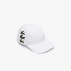 Chapeaux & Casquettes | LACOSTE Casquette Avec Badges Iconiques En Coton