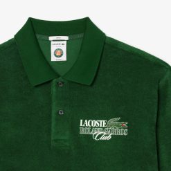 Vetements De Sport | LACOSTE Polo En Maille Eponge Edition Roland Garros