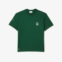 T-Shirts | LACOSTE T-Shirt Homme Relaxed Fit En Jersey De Coton Biologique