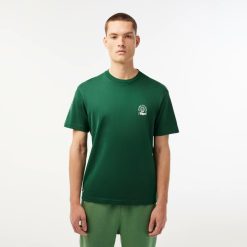 T-Shirts | LACOSTE T-Shirt Homme Relaxed Fit En Jersey De Coton Biologique