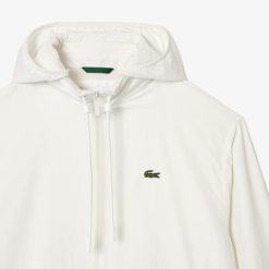 Survetements | LACOSTE Veste Courte Sportsuit Avec Capuche Amovible En Tissu Deperlant