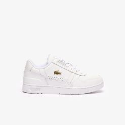 Sneakers | LACOSTE Sneakers T-Clip Femme En Cuir