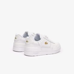 Sneakers | LACOSTE Sneakers T-Clip Femme En Cuir