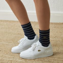 Sneakers | LACOSTE Sneakers T-Clip Femme En Cuir